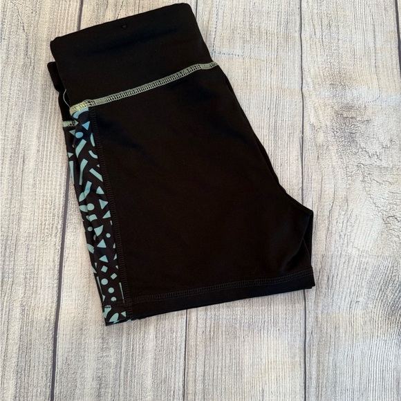 Justice Black and Blue Athletic Shorts with Elastic Waistband/size 12 - Picture 7 of 7